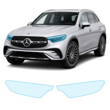 Антигравійна захисна бронеплівка за лекалами для Mercedes-Benz GLC X254 2022- оптика (фари та ПТФ)
