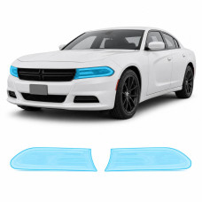 Антигравійна захисна бронеплівка за лекалами для Dodge Charger LD facelift 2015-2023 - оптика (фари та ПТФ)