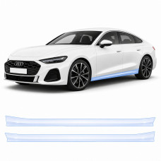 Антигравійна захисна бронеплівка за лекалами для Audi A5 B10 2024- нижня зона кузова