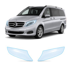 Антигравійна захисна бронеплівка за лекалами для Mercedes-Benz Vito/V-Class W447 2014-2019 - оптика (фари та ПТФ)