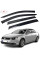 Дефлектори вікон вітровики HIC для Volkswagen Jetta 2011- Оригінал (VW44)