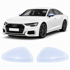 Антигравийная защитная бронепленка по лекалам для Audi A7 C8 facelift 2023-2025 - зеркала