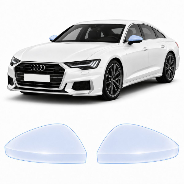 Антигравійна захисна бронеплівка за лекалами для Audi A7 C8 facelift 2023-2025 - дзеркала