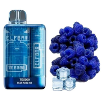 Elf Bar TE5000 POD 5% Оригинал Blue Razz Ice Голубая Малина Лед (Подзаряжаемый)