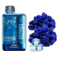 Elf Bar TE5000 POD 5% Оригінал Blue Razz Ice Блакитна Малина Лід (Підряджається) 