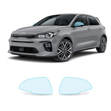 Антигравийная защитная бронепленка по лекалам для Kia Rio YB facelift 2020-2023 - зеркала