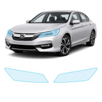 Антигравійна захисна бронеплівка за лекалами для Honda Accord IX facelift 2016-2017 - оптика (фари та ПТФ)