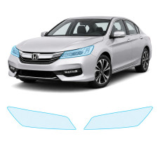Антигравійна захисна бронеплівка за лекалами для Honda Accord IX facelift 2016-2017 - оптика (фари та ПТФ)