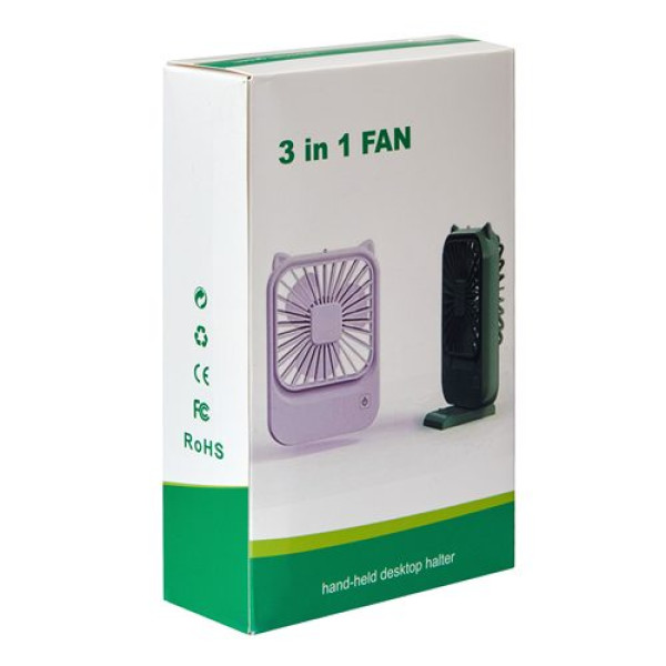 Вентилятор компактний міні FAN USB 5V/1A 2/4W (LY-05)