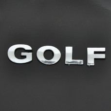 Емблема напис Golf роздільний напис Golf 4-5 скотч