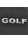 Эмблема надпись Golf раздельная надпись Golf 4- 5 скотч