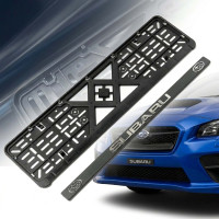Рамка номера Subaru 3D надпись Хромированная / пластик гибкий морозостойкий