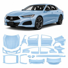 Антигравийная защитная бронепленка по лекалам для Acura TLX II 2021 - полный кузов