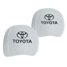 Чохол підголівників TOYOTA білі