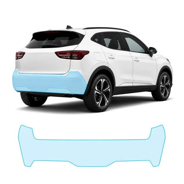 Антигравійна захисна бронеплівка за лекалами для Nissan Qashqai J12 facelift 2024- задній бампер
