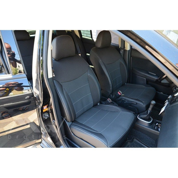 Авточохли модельні MW Brothers для Nissan Tiida (рейстайлінг) з 2010
