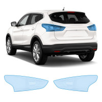 Антигравийная защитная бронепленка по лекалам для Nissan Qashqai J11 2014-2017 - задние фонари стопы