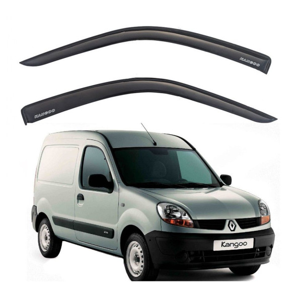 Дефлектори вікон вітровики Renault Kangoo 1997-2008 Скотч 3M Voron Glass (VR10498)