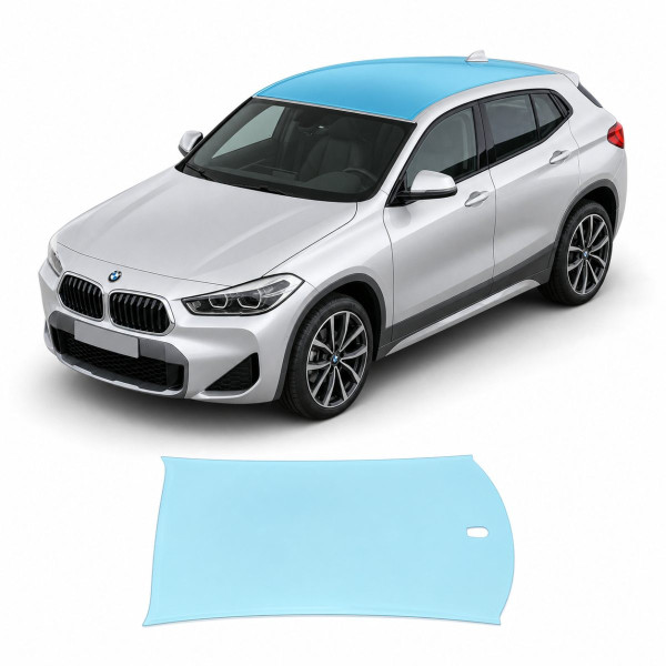 Антигравийная защитная бронепленка по лекалам для BMW X2 F39 2018-2023 - зона крыши