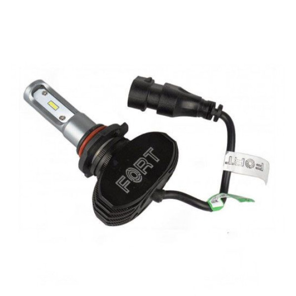 Світлодіодні автомобільні LED лампи FORT F1/HB4/радіатор/28W/5000K/4000Lm/IP65/9-16V/2 шт