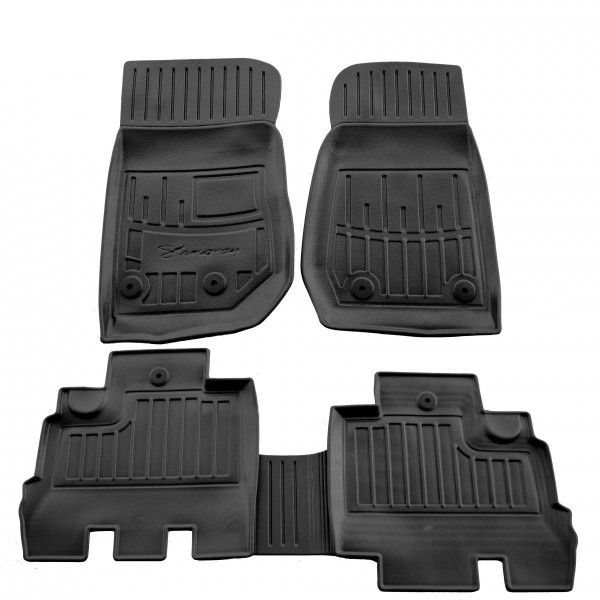 Комплект 3D ковриков в салонJeep Wrangler JK 5 doors 2007-2018 Джип