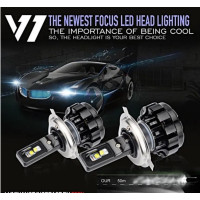 LED лампы автомобильные Focus Beam H3 вентилятор 4000Lm V 1+ / CSP / 35W / 6000K / IP67 / 12-24V 2шт
