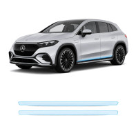 Антигравийная защитная бронепленка по лекалам для Mercedes-Benz EQE SUV X294 2022- нижняя зона кузова пороги