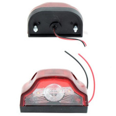 LED Підсвічування Номери універсальні Thoc Auto 12/24V 4 LED 2 шт Червона (УР-37)