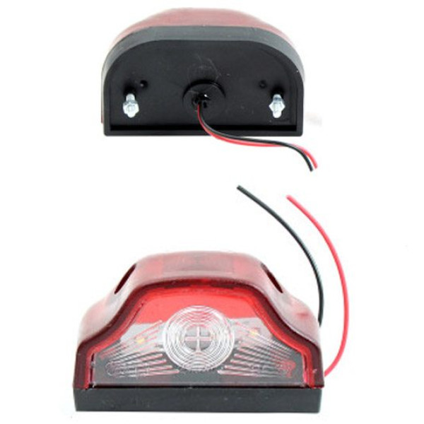 LED Підсвічування Номери універсальні Thoc Auto 12/24V 4 LED 2 шт Червона (УР-37)