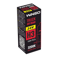 Автолампа галогенная Winso Truck OFF Road / H3 / 100W / 24V / 1 шт (724310)