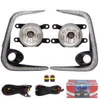 LED Противотуманные фары для Toyota Corolla 2017- H8 12V 35W DRL-6W/6W FOG+DRL+TURN с проводкой Комплект (TY-9377L-1 3в1)