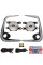 LED Протитуманні фари для Toyota Corolla 2017- H8 12V 35W DRL-6W/6W FOG+DRL+TURN з проводкою Комплект (TY-9377L-1 3в1)