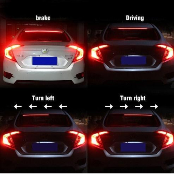Стоп-сигнал додатковий 104см 40LED під заднє скло гнучкий, Аварійка, Побіжний поворот, Стробоскоп