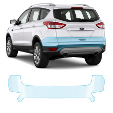 Антигравийная защитная бронепленка по лекалам для Ford Kuga II 2013-2019 - задний бампер