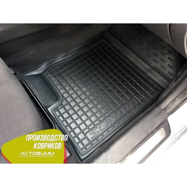 Передні килимки в автомобіль Hyundai Sonata NF/6 2005-2010 (Avto-Gumm)