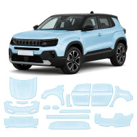 Антигравийная защитная бронепленка по лекалам для Jeep Avenger 2023- полный кузов