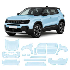 Антигравійна захисна бронеплівка за лекалами для Jeep Avenger 2023- повний кузов