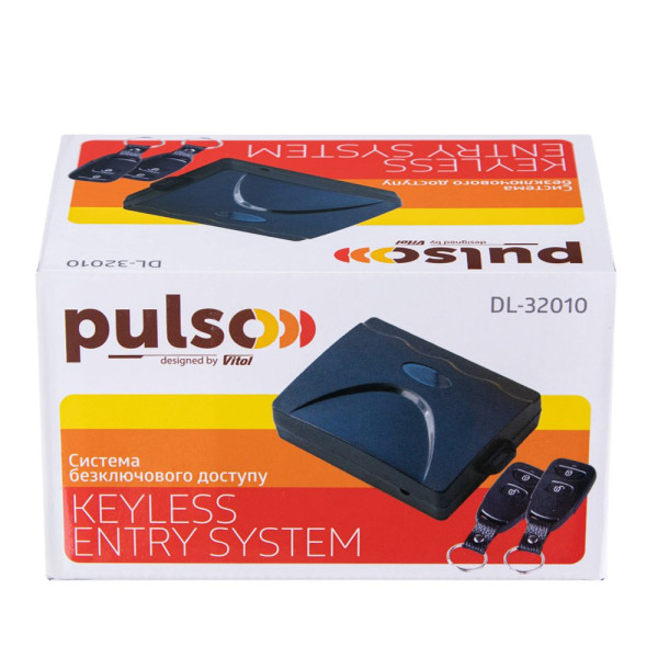Контроллер-блок Центрального замка Pulso 8 PIN с пультом (DL-32010)