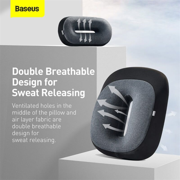Подушка на подголовник Baseus для шеи с памятью / Floating Car Headrest 1 шт (CRTZ01-B01)