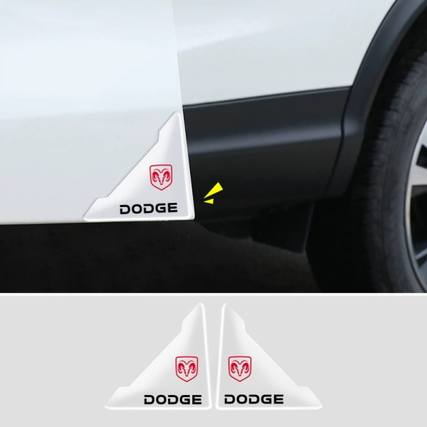Угловая Силиконовая защита дверей для Dodge 2 шт