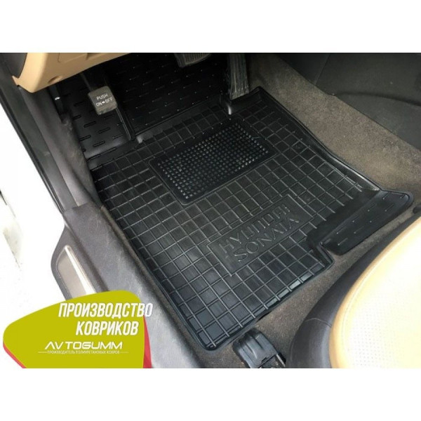 Водительский коврик в салон Hyundai Sonata (YF) 2009-2015 (Avto-Gumm)