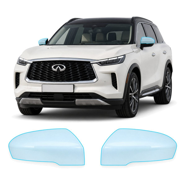Антигравийная защитная бронепленка по лекалам для Infiniti QX60 U55 2022- зеркала