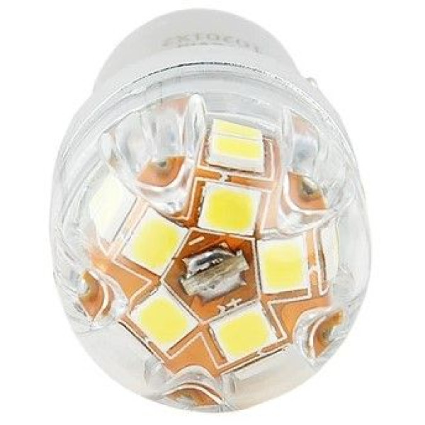 LED автолампа Brevia Spower 12/24V T25 P21W 15x2835SMD 330Lm 6000K CANbus BA15s 2 шт (10201X2)