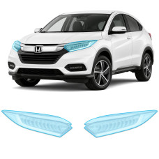 Антигравийная защитная бронепленка по лекалам для Honda HR-V (US/глобальний) II facelift 2019-2021 - оптика (фары и ПТФ)