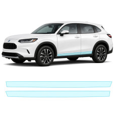 Антигравийная защитная бронепленка по лекалам для Honda ZR-V I 2023- нижняя зона кузова пороги