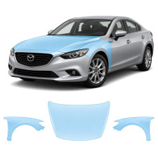 Антигравийная защитная бронепленка по лекалам для Mazda Mazda6 GJ 2012-2018 - капот и передние крылья