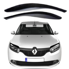 Вії фар Renault Logan 2013- Ресталінг Voron Glass