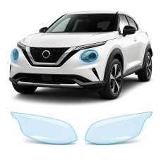 Антигравийная защитная бронепленка по лекалам для Nissan Juke F16 facelift 2024- оптика (фары и ПТФ)