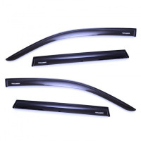 Дефлектори вікон вітровики Mitsubishi Outlander 2001-2007 Скотч 3M Acryl-Auto