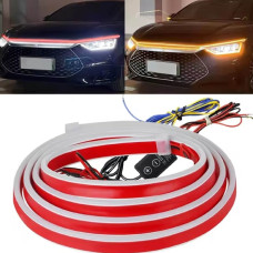 Підсвічування Капота Гнучка 12V LED Динамічна RGB 150 см (Бічне свічення)